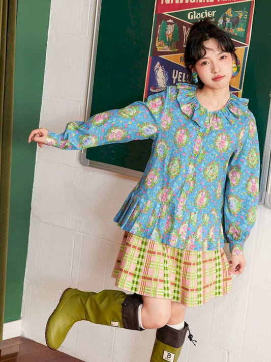 Ruffle Collar Blouse Shirt【s0000007310】