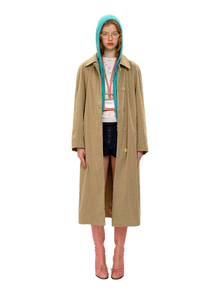 Classic Lapel Raglan Trench Coat【s0000016123】