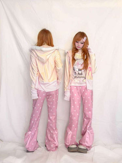 Soft Plush Hooded Fleece Jacket【s0000015402】
