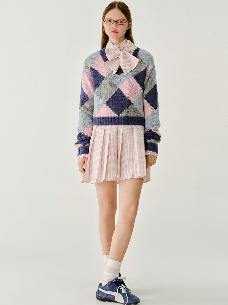 British Drop Shoulder Knit Sweater【s0000011967】