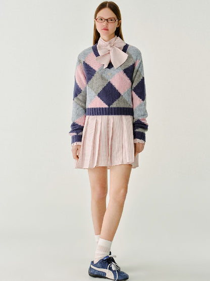 British Drop Shoulder Knit Sweater【s0000011967】