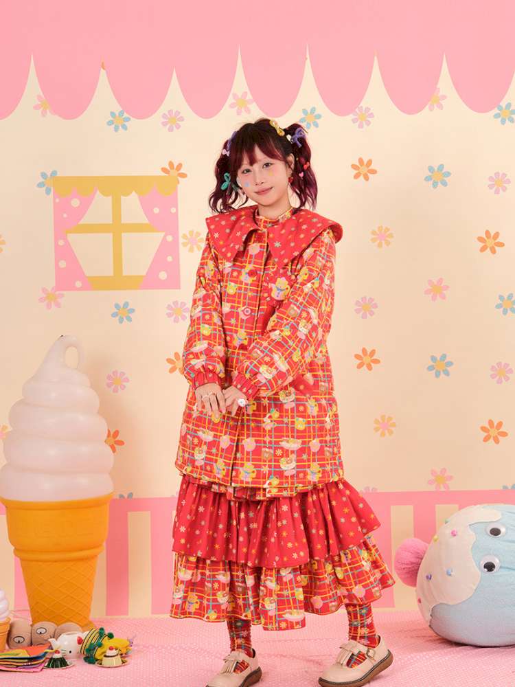 Showa Sweets House Quilted Cotton Jacket【s0000015163】