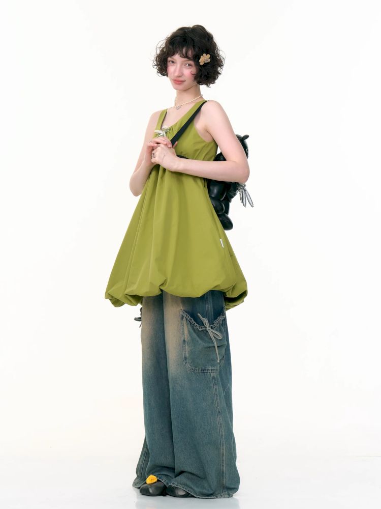 Pod Sleeveless Pocket Dress【s0000013372】