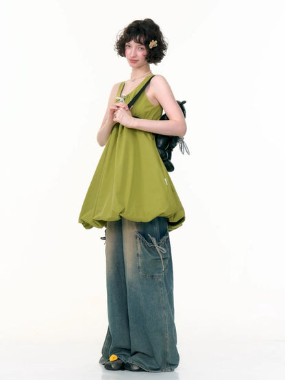 Pod Sleeveless Pocket Dress【s0000013372】