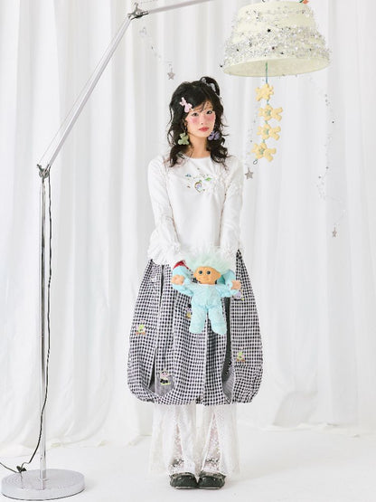 Graffiti Print Long Sleeve T-Shirt【s0000011943】