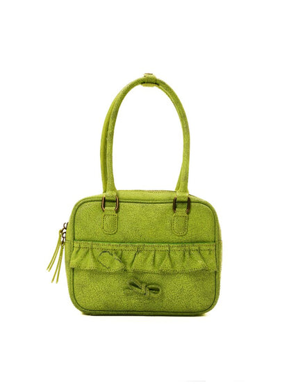 Cowhide Special Lace Underarm Bag【s0000016443】