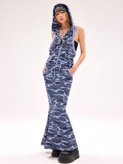 Totem Camouflage Squid Fishtail Dress【s0000012177】