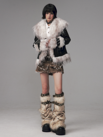 Retro Rub Color Padded Slim Waist Coat【s0000014704】