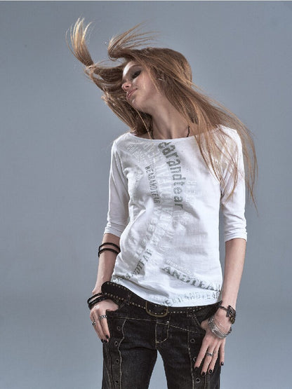 Silver Print Sheer Sunscreen Shirt【s0000016639】