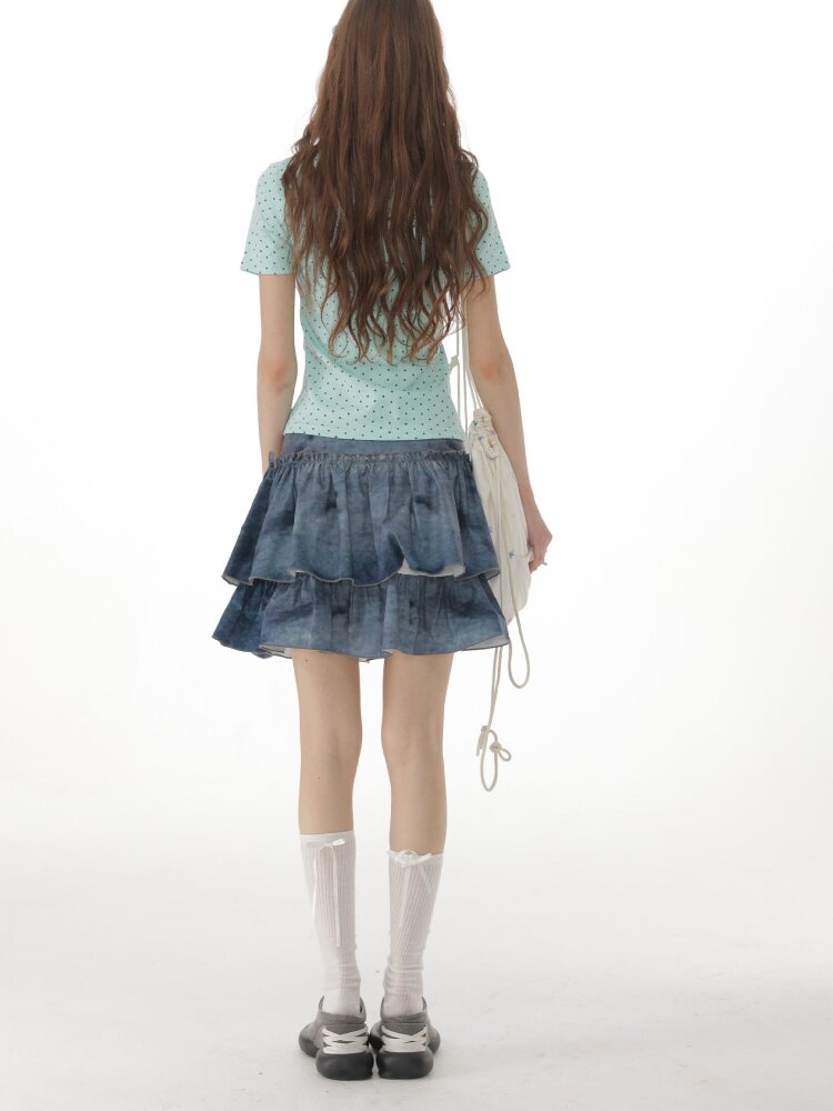Misty Tone Slim Sweet Cool Skirt【s0000016840】