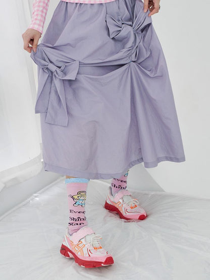 Angel mid-calf socks【s0000012351】