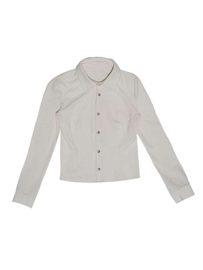 Blue Plaid Polka Dot Long Shirt【s0000014902】