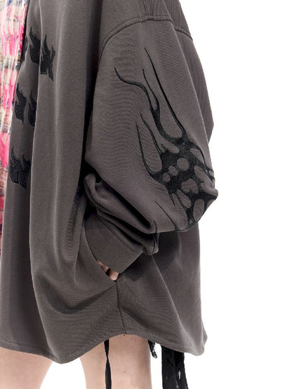 Hooded Headcoat Embroidered Shirt【s0000012072】