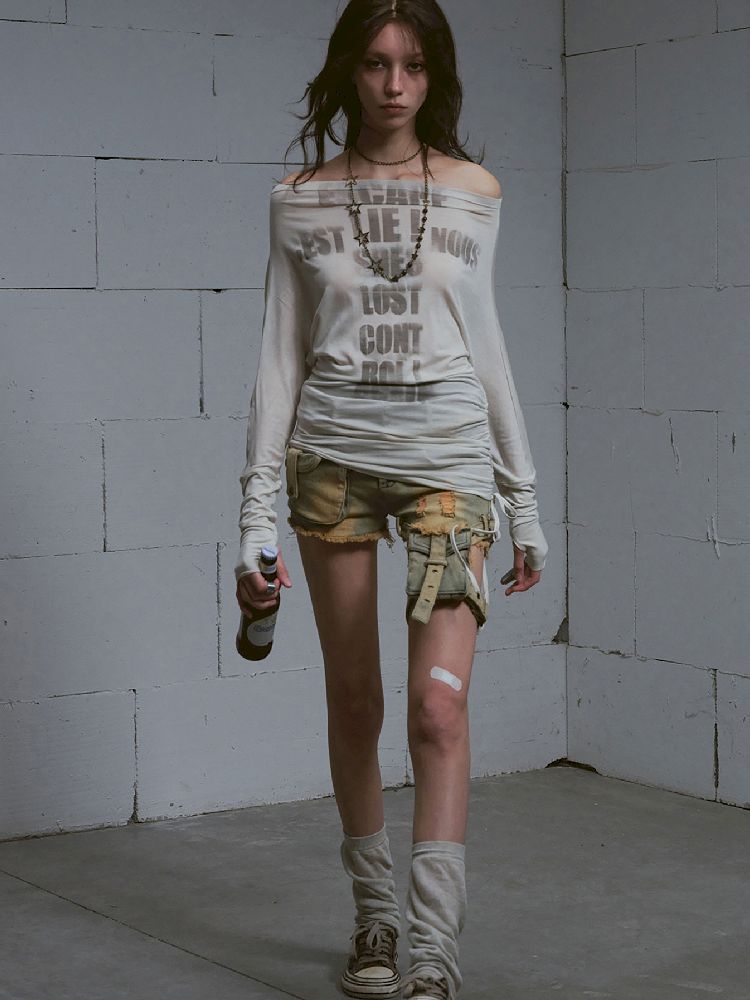 Thin Long Sleeve Printed Tee【s0000011851】