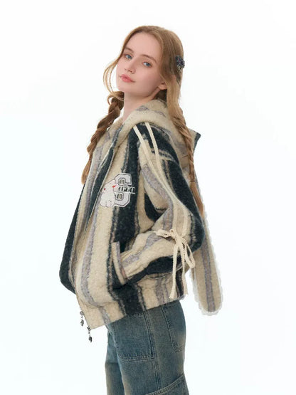 Hooded Rabbit Ears Short Jacket【s0000011494】