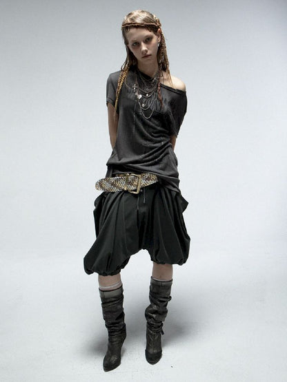 Knot Shape Short Sleeve T-shirt【s0000012212】