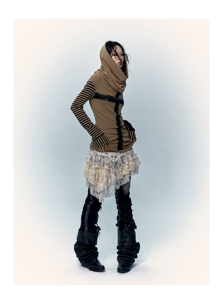 Lace Mesh Half Skirt【s0000011431】