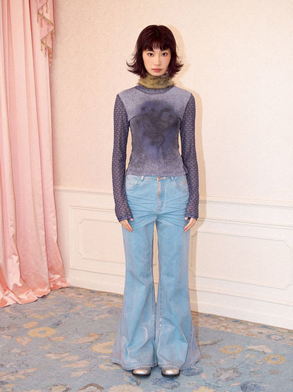 rayed Microblend Denim Trousers【s0000011639】