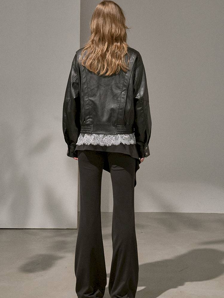 Beaded Drawstring Relaxed Fit Trousers【s0000014408】