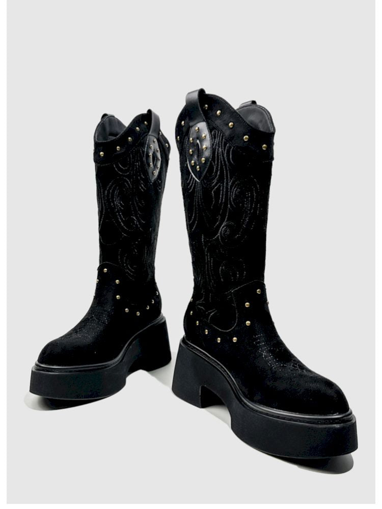 Thick Bottom Western Boots【s0000013764】