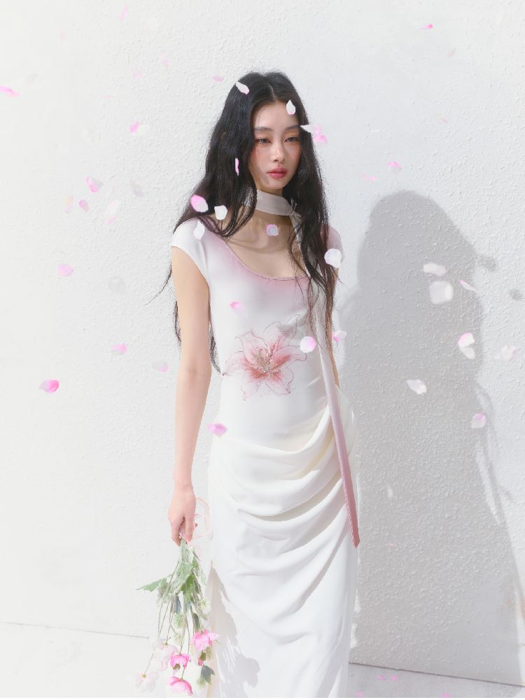 Atmosphere Printed Skinny Dress【s0000012146】