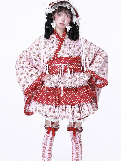 Vintage Girl Half-body Skirt【s0000012187】