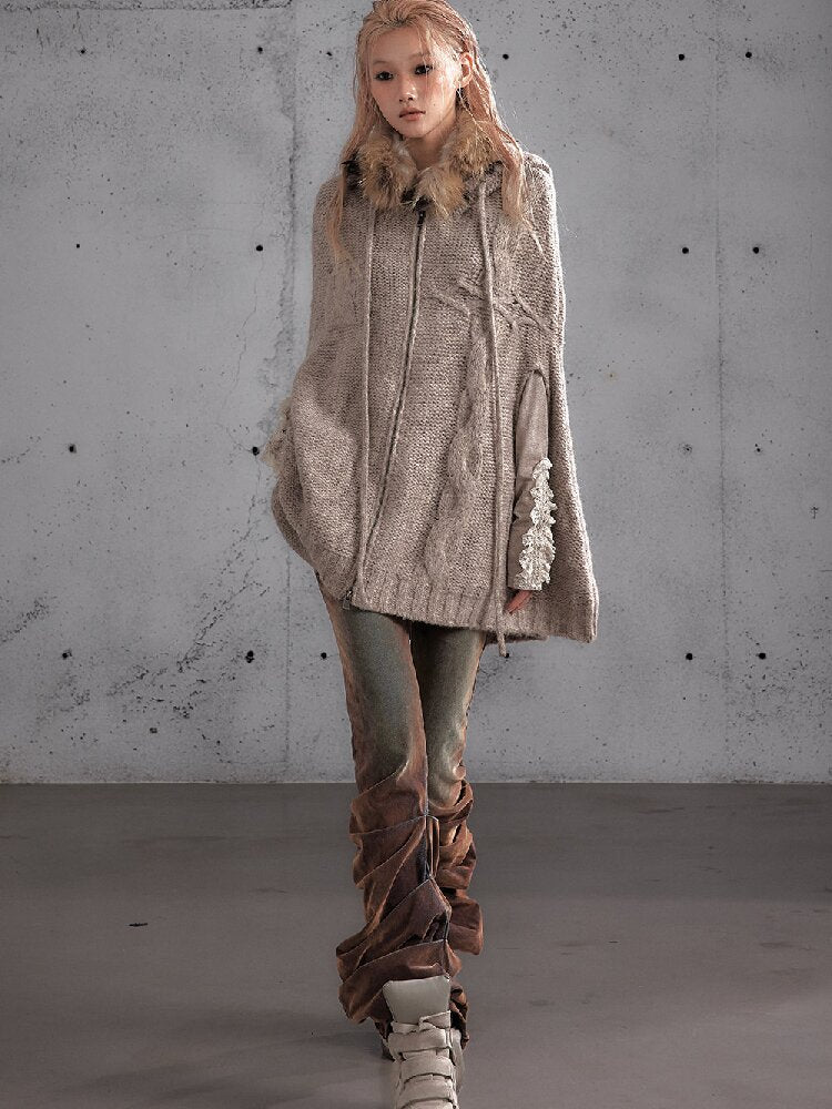 Genuine Fur Warm Furry Scarf【s0000019158】