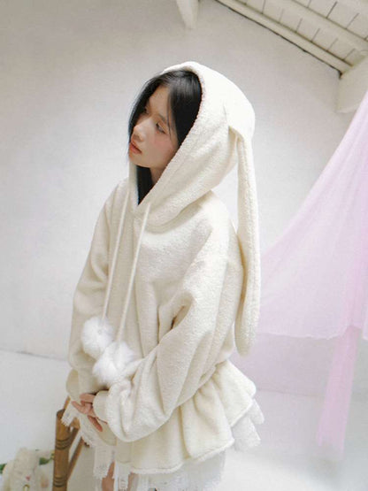 Plush Angel Ears Low Waist Dress【s0000014941】