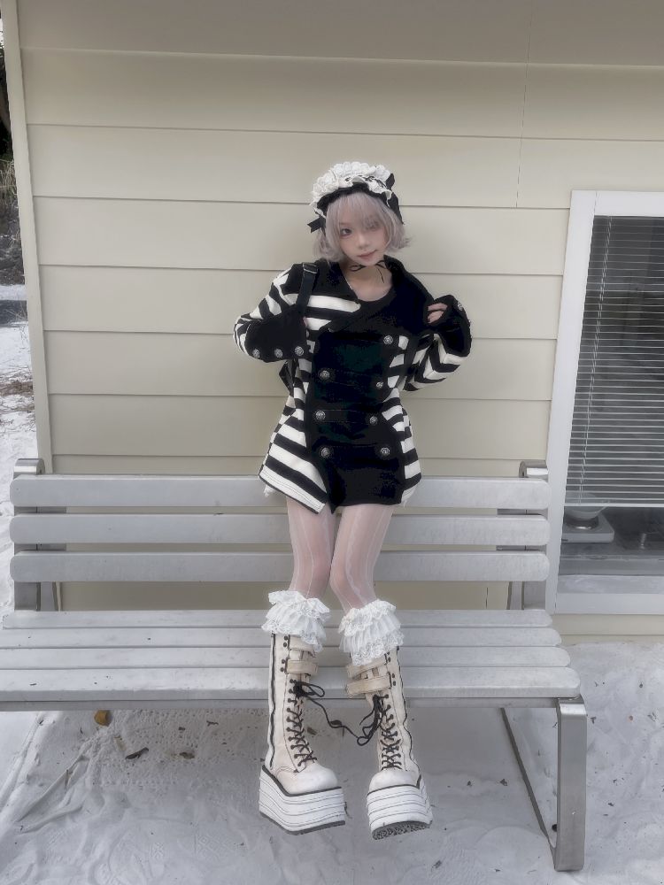 Padded Oversize Sweatshirt Jacket【s0000011345】