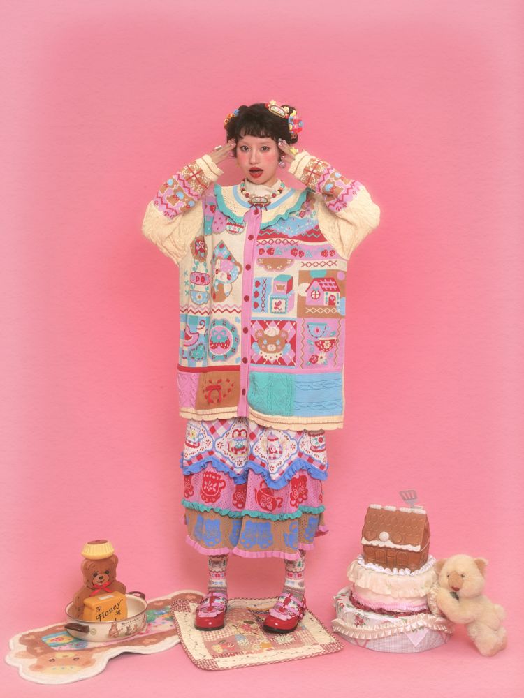 Knit Lapel Cardigan【s0000011329】