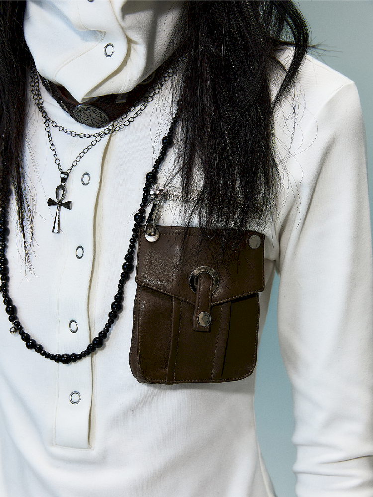 슬림 니트 긴 소매 바닥 셔츠 [S0000011480]