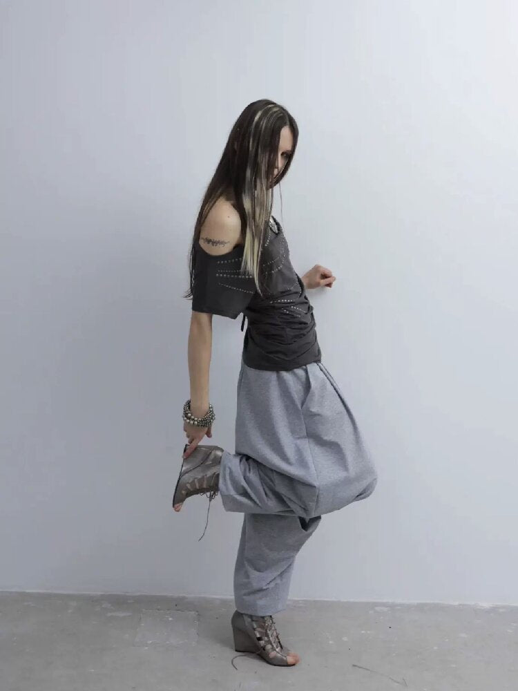 Retro Knitted Harem Leggings【s0000016573】