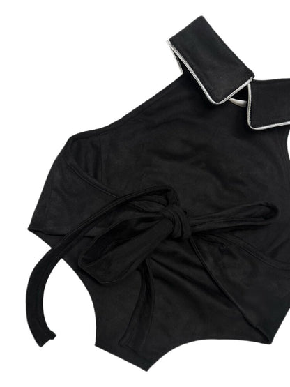 Suede Halter Strappy Bolero【s0000016942】