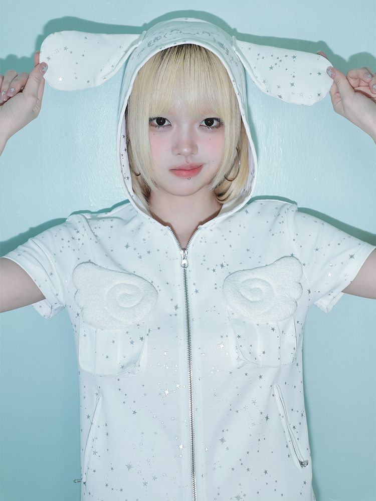 Hot Rhinestone White Vest Jacket【s0000012334】