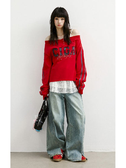 Light Color Long Low Rise Jeans【s0000011423】