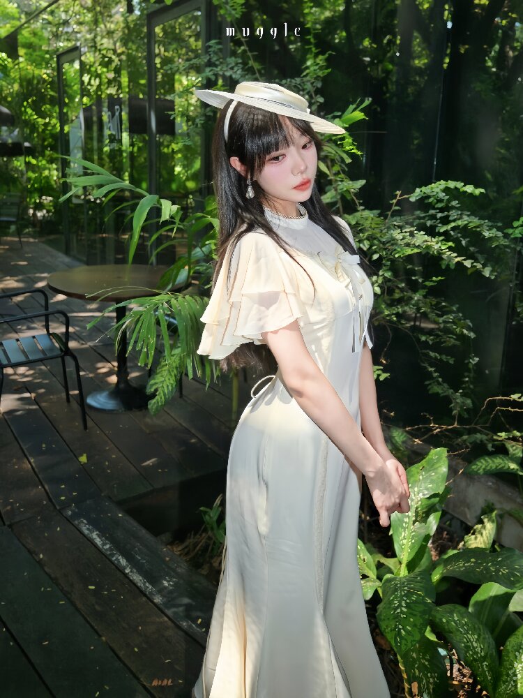 Vintage Lace Waist Mermaid Skirt【s0000016940】