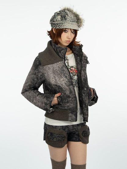 Mysterious Pattern Down Jacket【s0000018079】