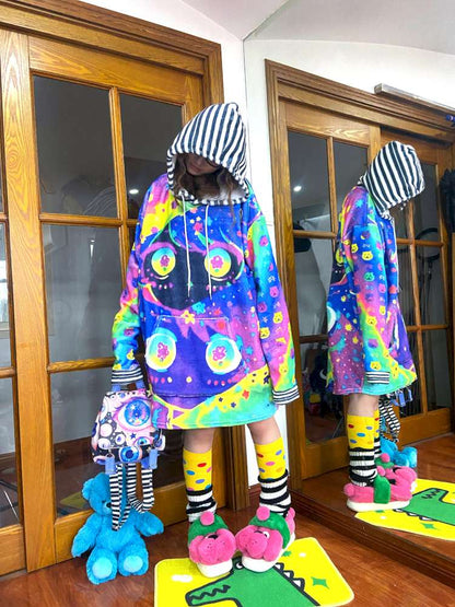 Niche Millennial Style Color Cartoon Plush Top【s0000014636】