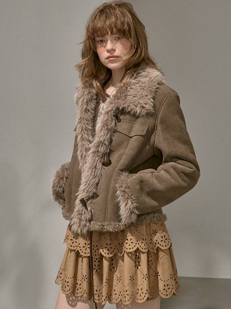 Faux Fur Collar Jacket【s0000014409】