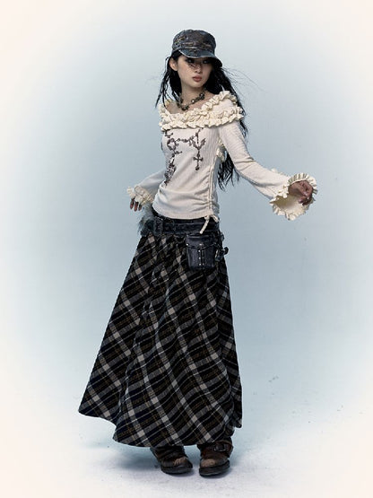 Long A-line Skirt【s0000011435】