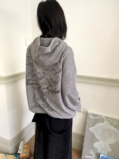 Hooded Sweatshirt Cardigan【s0000011190】