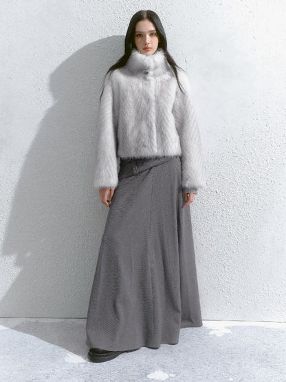 Intellectual Low Round Neck Slim Dress【s0000012137】