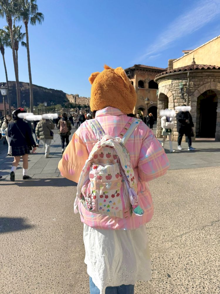 Quilted Cute Illustration Backpack【s0000012766】