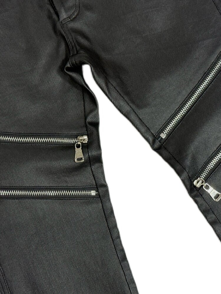 Coated Zip Stud Skinny Pants【s0000016943】