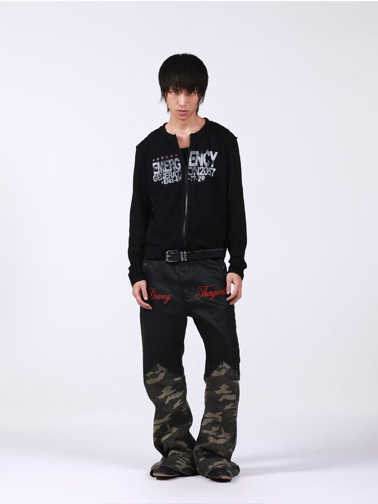 Slogan Cotton Linen Long Sleeves【s0000018193】