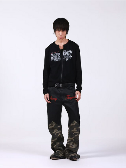 Slogan Cotton Linen Long Sleeves【s0000018193】