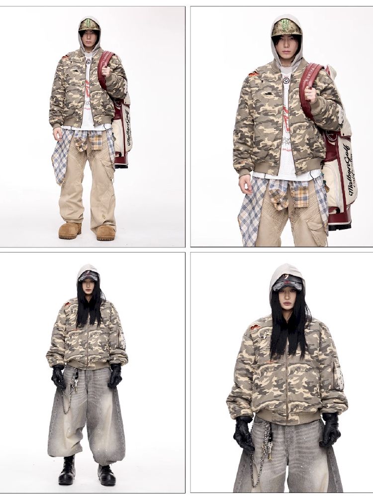 Retro Flight Baseball Jacket【s0000011352】