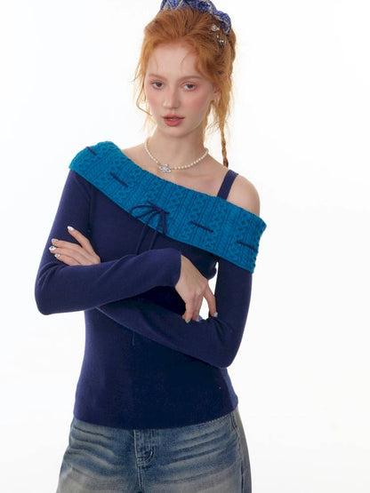 Off-Shoulder Straight-Neck Strapless Fitted Top【s0000014353】