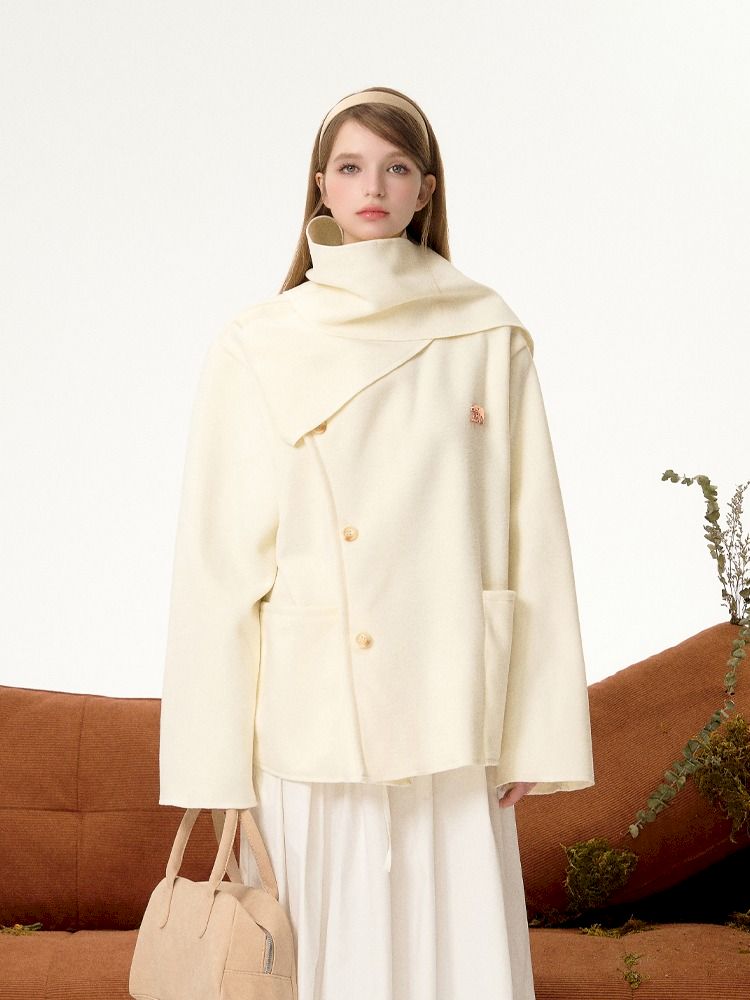 Korean style tweed jacket【s0000005163】