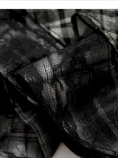 Heavy leather bustier skirt【s0000013467】